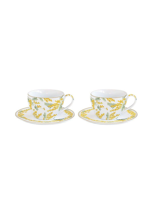 Easy-Life Porcelain Tea Cup Set 240ml Multicolour 2pcs