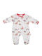 Babybol Baby Bodysuit Long-Sleeved White