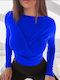 Janes Women's Blouse Long Sleeve Blue