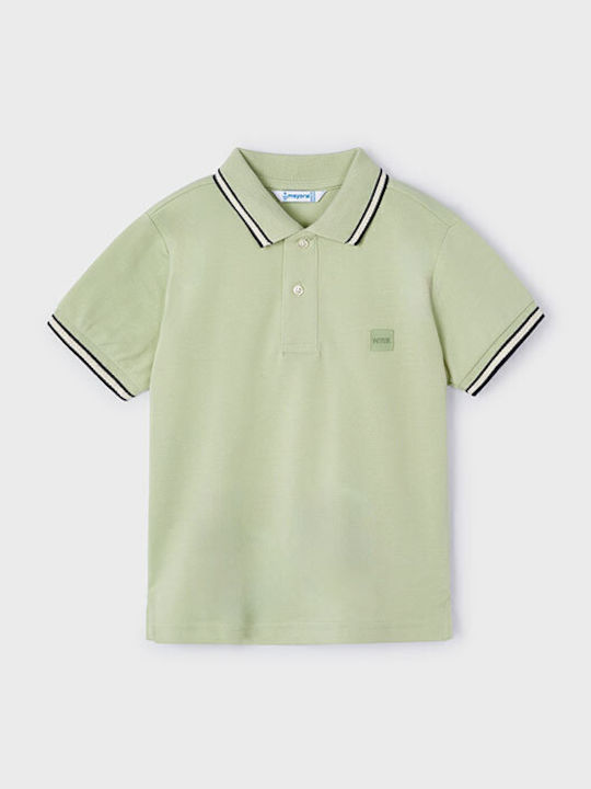 Mayoral Παιδικό Polo Κοντομάνικο Πράσινο