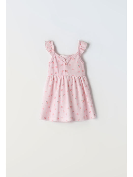 Εβίτα Παιδικό Φόρεμα Ροζ
