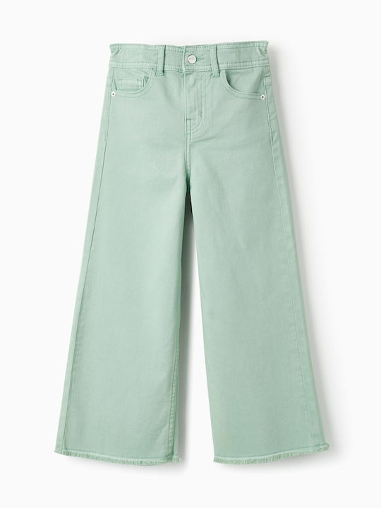 Zippy Pantaloni copii din denim Verde