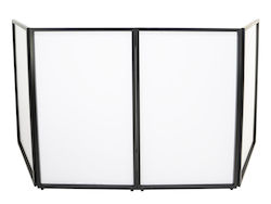 AFX Light FACADE-DJ-STAND Foldable DJ Screen 120 x 70 (4 Panels) Dj Booth