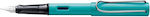 Lamy Al Star Schreibfeder Gray aus Plastik mit Blau Tinte