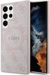 Guess 4g Colored Coperta din spate Piele artificială / Piele Roz (Galaxy S24 Ultra)