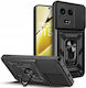 Slide Back Cover Σιλικόνης Μαύρο (Realme 11)