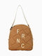 FRNC Damen Tasche Rucksack Tabac Braun