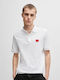 Dereso232 T-shirt Λευκό