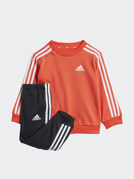 Adidas Copilăresc Set de pantaloni de trening Bright Red 2buc