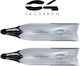C4 Flippers Swimming Umberto Pelizzari Long Gray