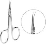 Alezori Nail Scissors Stainless with Curved Tip for Cuticles