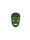 Carnival Kids Mask Full Face With Light Green
