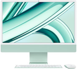 Apple iMac 24" 2023 (M3-8-Kern/8GB/256GB SSD/10-Kern-GPU/macOS) Green Internationales Englisch