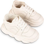 Babywalker White Baptism Leather Sneakers