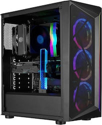 Vengeance Guardian-X1 Cooler Master Edition Gaming Desktop PC (Kern i5-14400F/16GB DDR4/512GB SSD/GeForce RTX 4060/Kein OS)