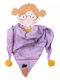 Kinder Schal Stoff Lila
