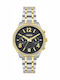 Breeze Women's Watch Chronograph with Silver Metal Bracelet