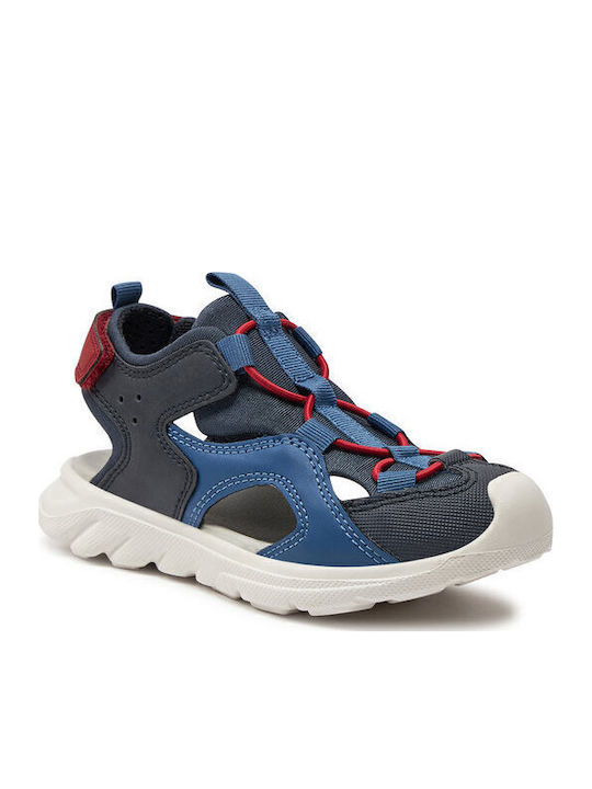 Geox J Sandal Navy Μπλε
