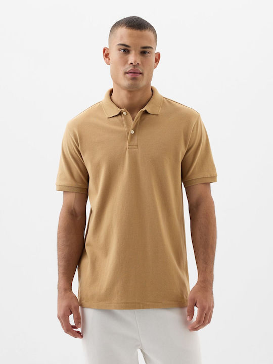 GAP Polo Herrenbluse Kurzarm Perfect Khaki