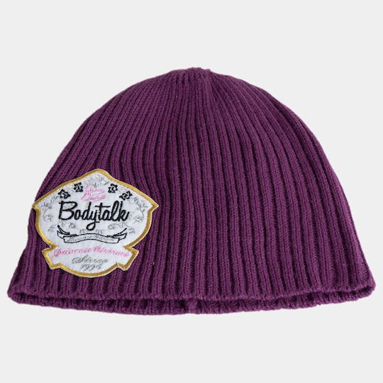 Beanie Beanie Knitted in Purple color