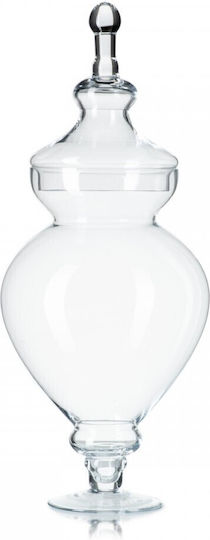 Palma Emporio Decorative Vase Transparent 20x58cm
