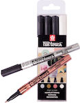 Sunday Acrylic Markers Silver 4pcs