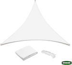 Grasher Triangular Shade Sail White 3.6m