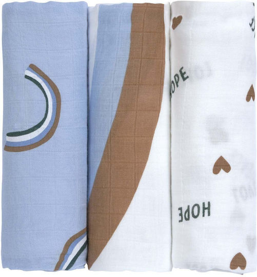 Laessig Πάνα Αγκαλιάς 80x80cm 3τμχ Laessig Πάνα Αγκαλιάς 80x80cm 3τμχ