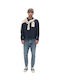 Ανδρικό Παντελόνι Τζιν με Regular Straight Εφαρμογή ΜΠΛΕ DENIM