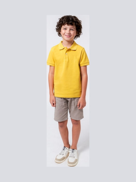Mayoral Kids' Shorts/Bermudas Fabric Linen Beige