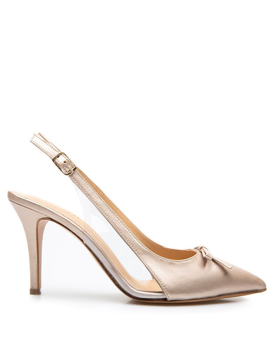 Labrini Gold Heels