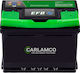 Carlamco Batterie Auto mit Kapazität 62Ah Start/Stopp