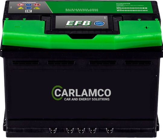 Carlamco Batterie Auto mit Kapazität 72Ah Start/Stopp