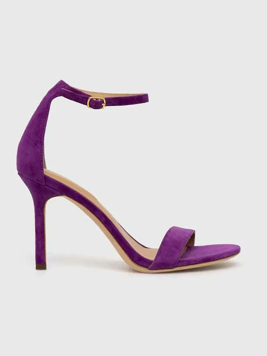 Ralph Lauren Damen Sandalen in Lila Farbe