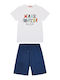 Kinder-Set mit Shorts Sommer 2Stück BLACK