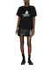 Moschino Women's Blouse Short Sleeve Black
