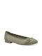 Tamaris Damen Ballerinas in Khaki Farbe