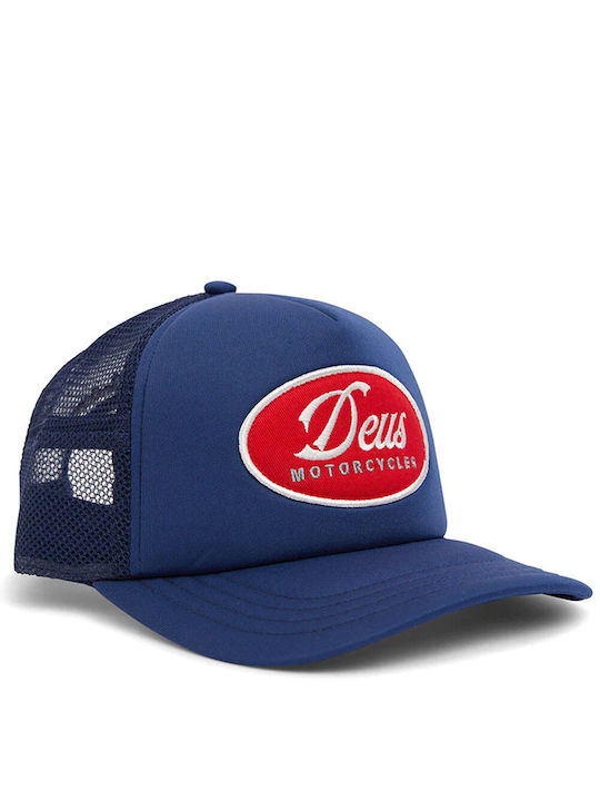 Deus Ex Machina Men's Trucker Cap Navy Blue