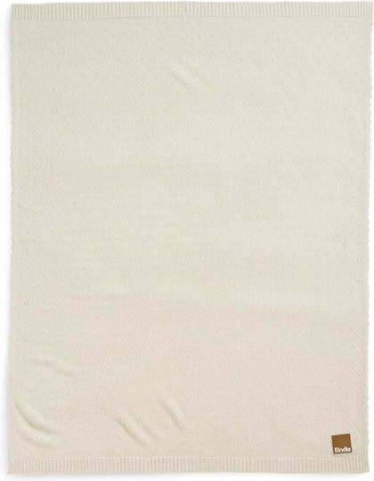 Elodie Details Blanket Nursery Swaddling Blankets Knitted White Creamy White 75x100cm