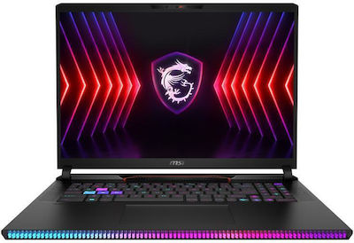 MSI Raider GE78HX 14VGG-205US 17" IPS 240Hz (i9-14900HX/32GB/1TB SSD/GeForce RTX 4070/W11 Home) Black (US Keyboard)