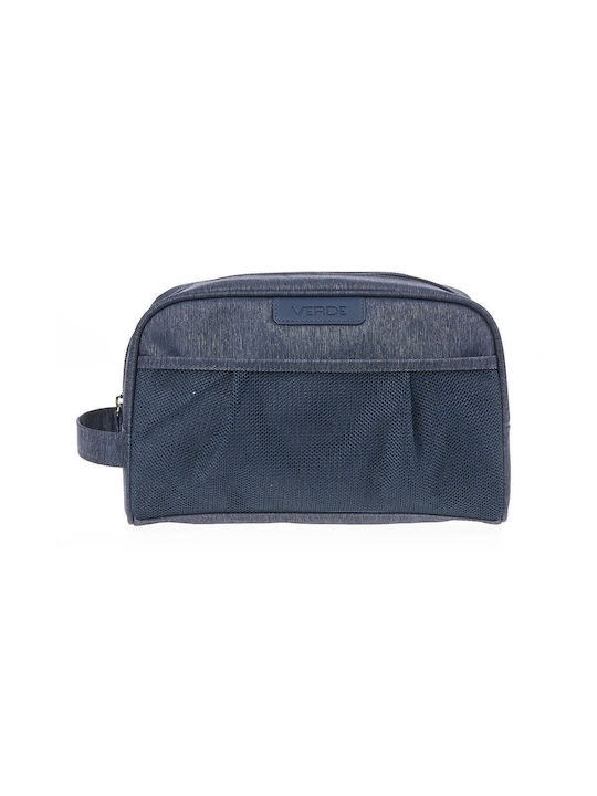 Verde Toiletry Bag in Navy Blue color 26cm