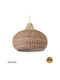 GloboStar Panama Ceiling Light Beige Boho Grid with E27 Socket 40x40cm