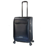 Calvin Klein Medium Travel Bag Black with 4 Wheels