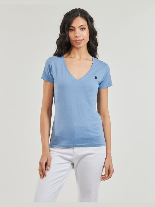 U.S. Polo Assn. Damen T-Shirt Blau