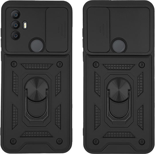 Sonique Back Cover Σιλικόνης / Πλαστικό Μαύρο (TCL 306 / 305 / 30 SE / 30E)