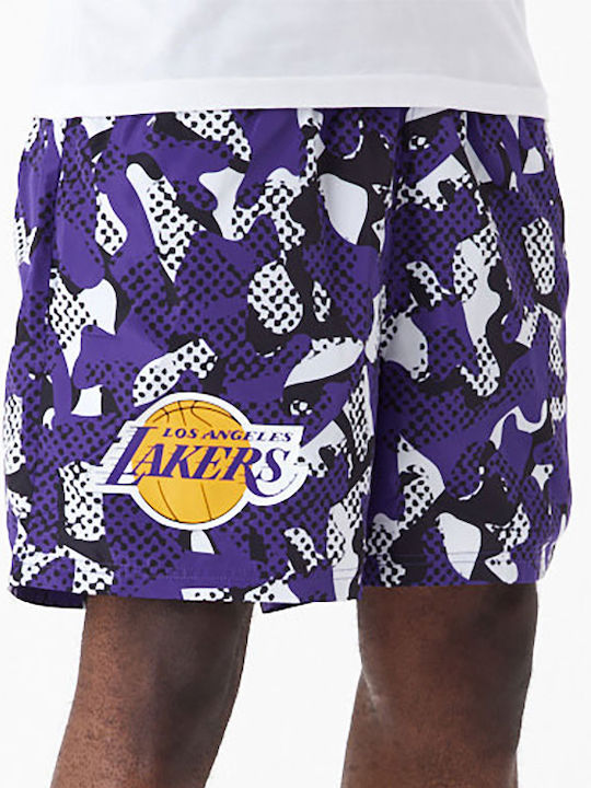 New Era Sportliche Herrenshorts Lila