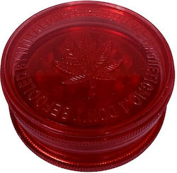 Τριφτησ-grinder Πλαστικος 55 Χ 23mm 2 Θεσεων Κοκκινος