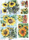 Next Sunflower Ριζόχαρτα Decoupage 3τμχ