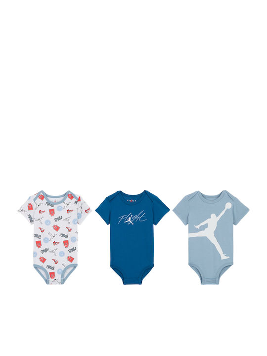 Jordan Jumpman Flight Σετ Φορμάκια Μπλε 3τμχ