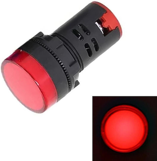 LED Anzeigelampe 12V Rot 1Stück S-DIY-0551R